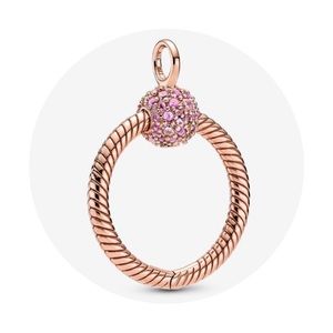 🌼Last One New Pandora Moments Small Pave’ O Pendent